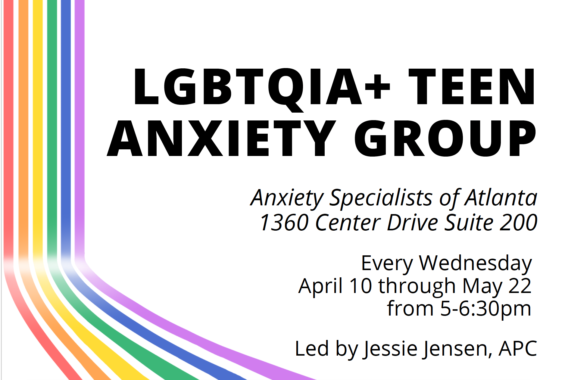LGBTQIA+ Teen Anxiety Group